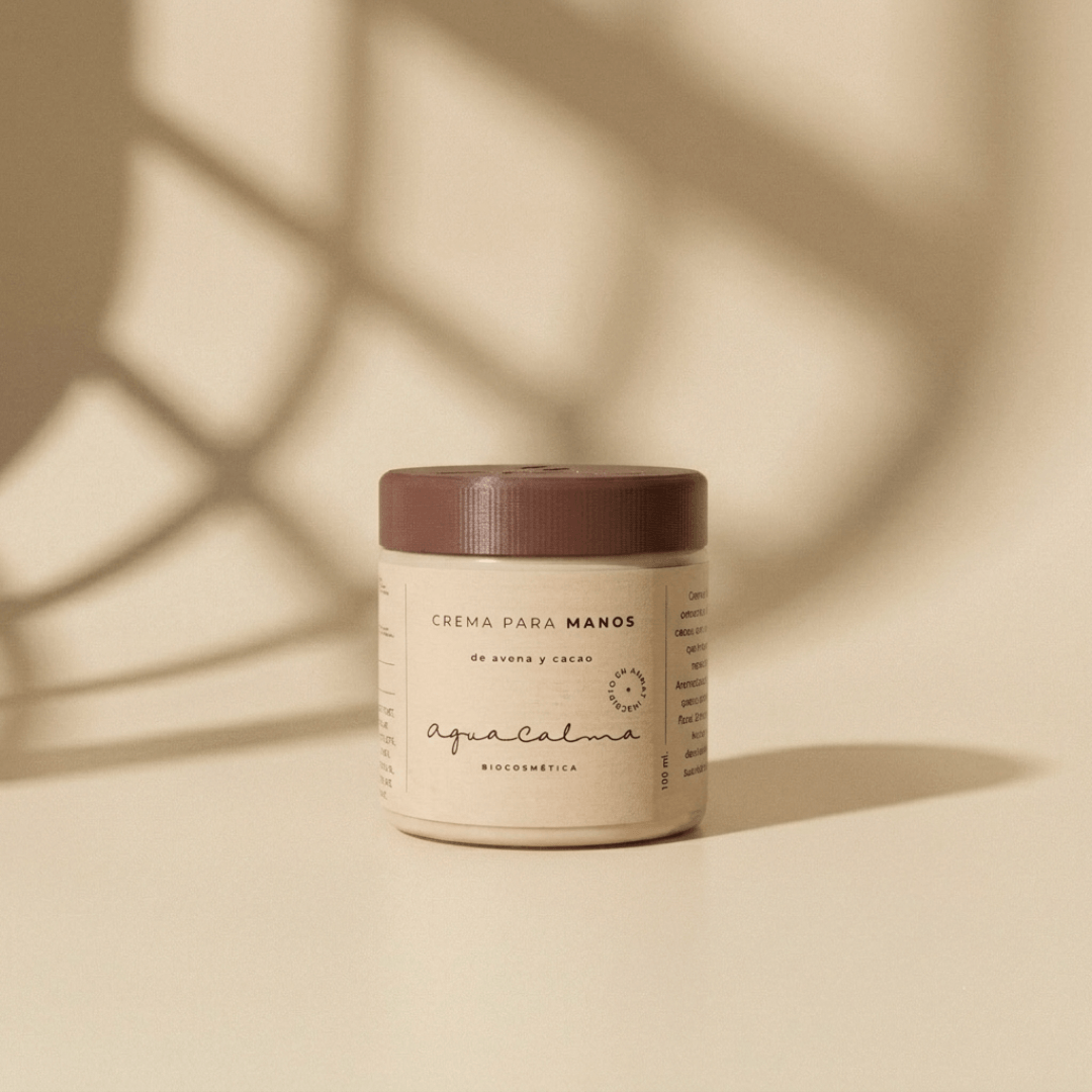 Crema para manos de Avena y Cacao- AguaCalma